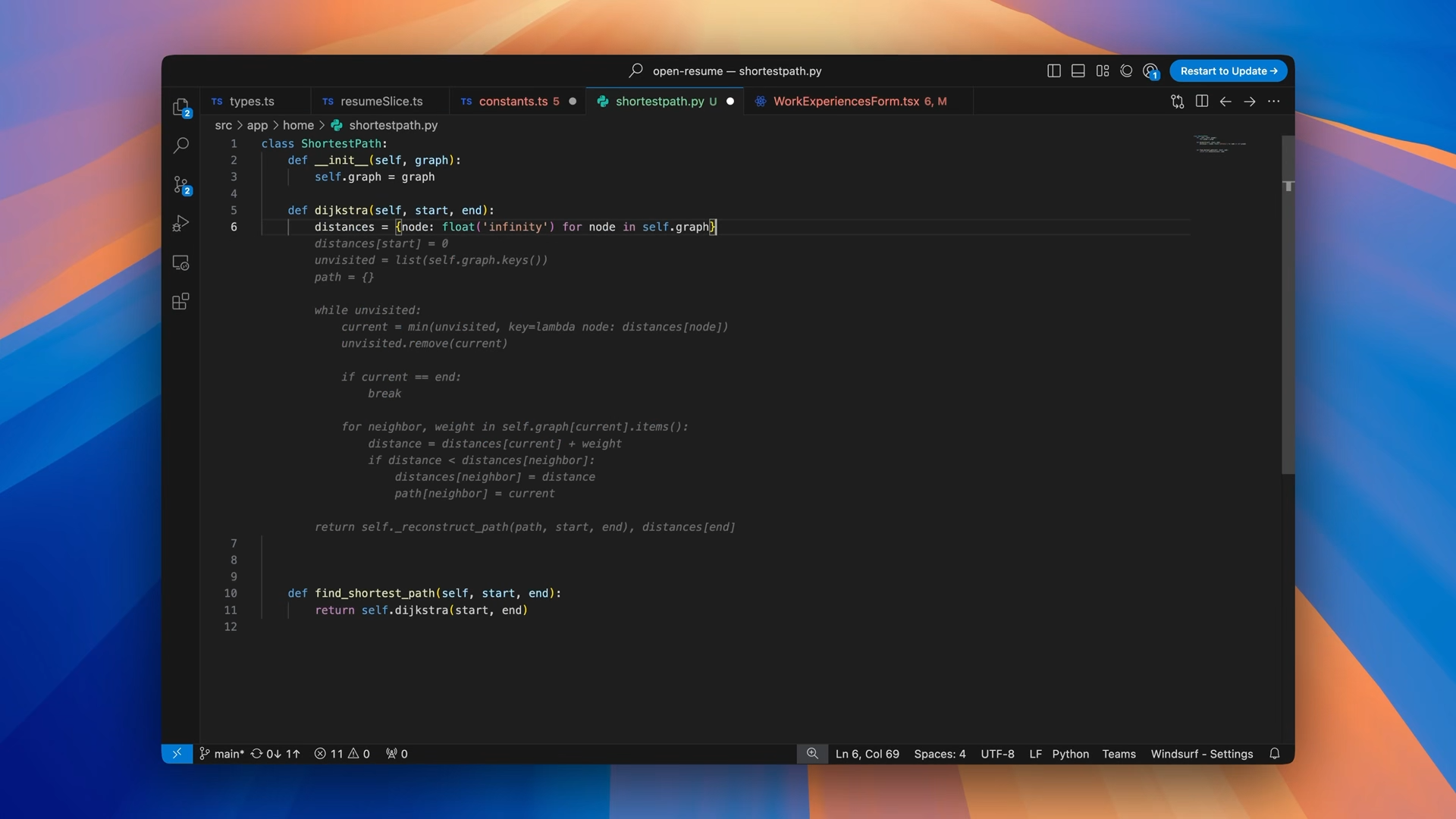 Tabbing video preview